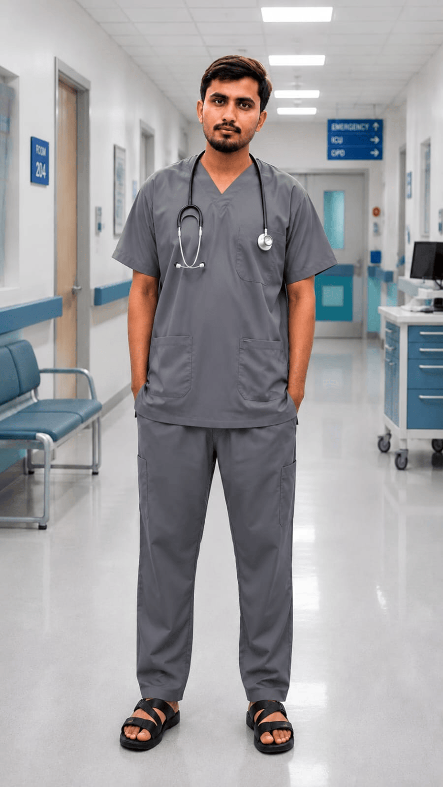 Male simple Scrubs